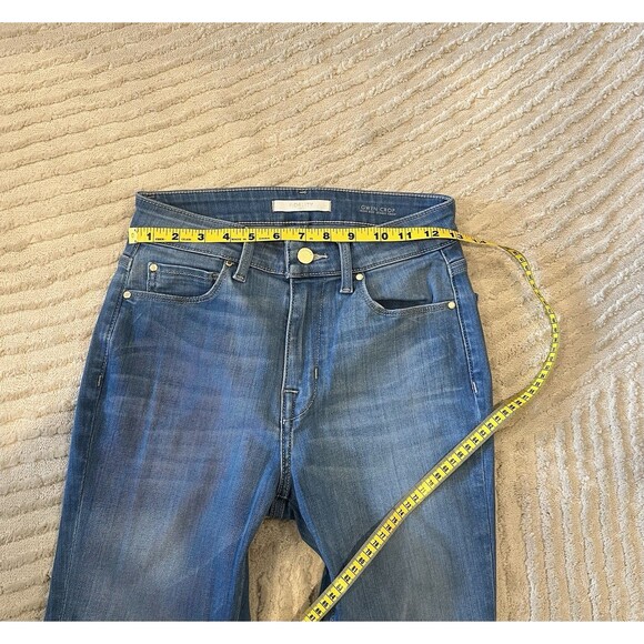 Fidelity Denim Women’s Gwen Crop High Rise Skinny Jeans Size 26 Light Wash EUC - Picture 6 of 7